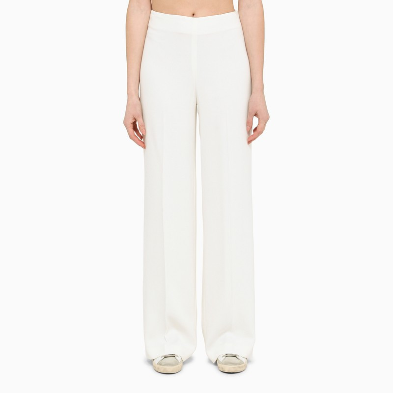Wide cream trousers | The Double F