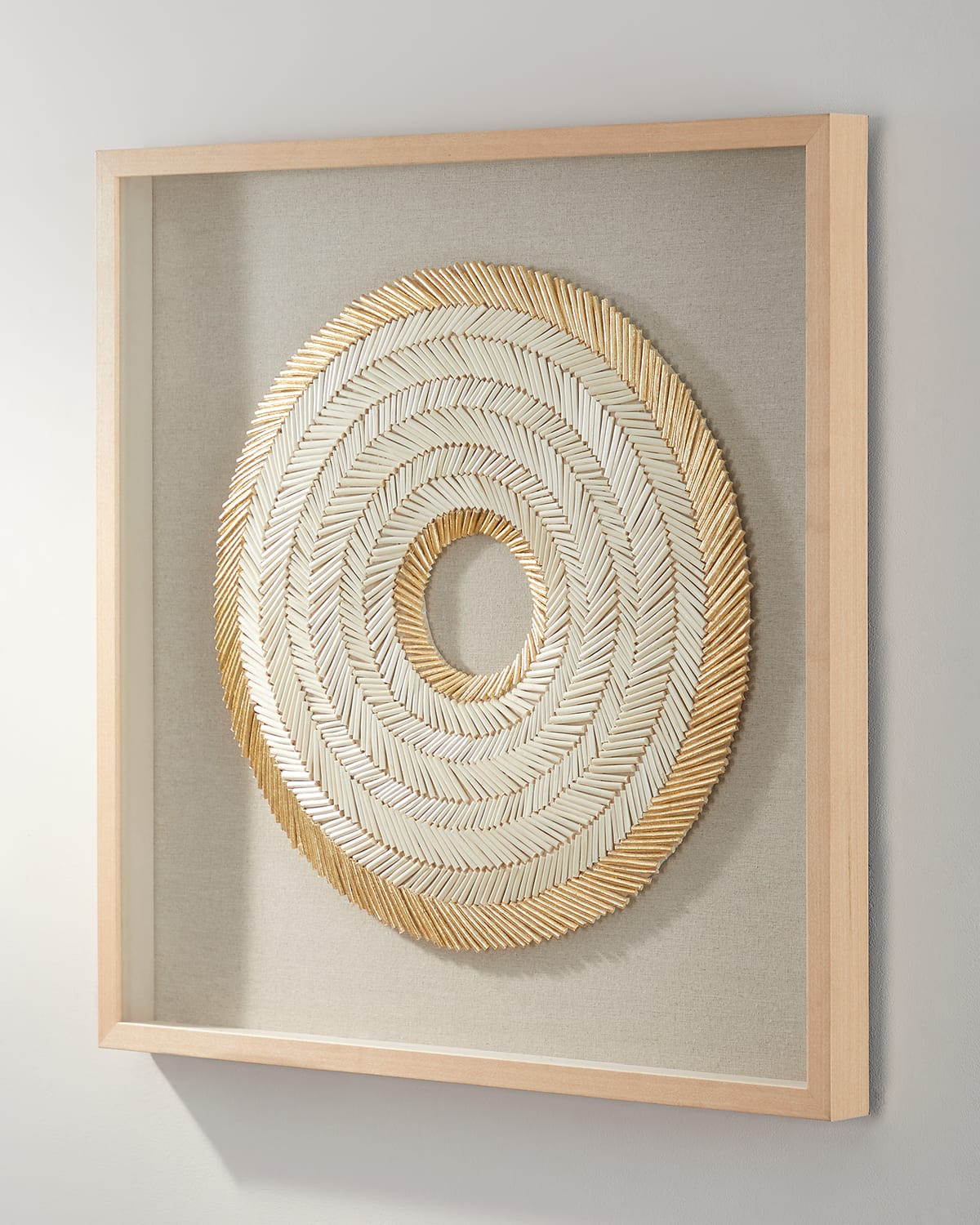 Clay Wall Art In Acrylic Box | Neiman Marcus