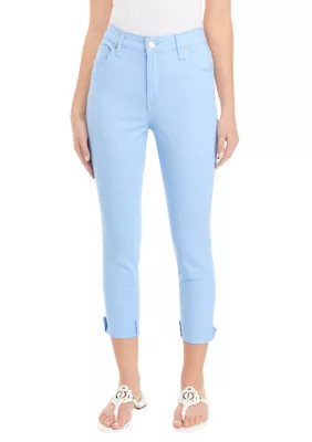 Crown & Ivy™ Women's Colored Twill Skinny Cropped Jeans | Belk