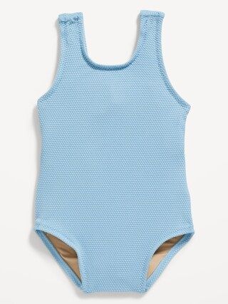 Back Tie-Cutout One-Piece Swimsuit for Baby | Old Navy (US)
