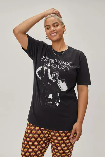 Plus Size Fleetwood Mac Graphic Band T-Shirt | Nasty Gal (US)