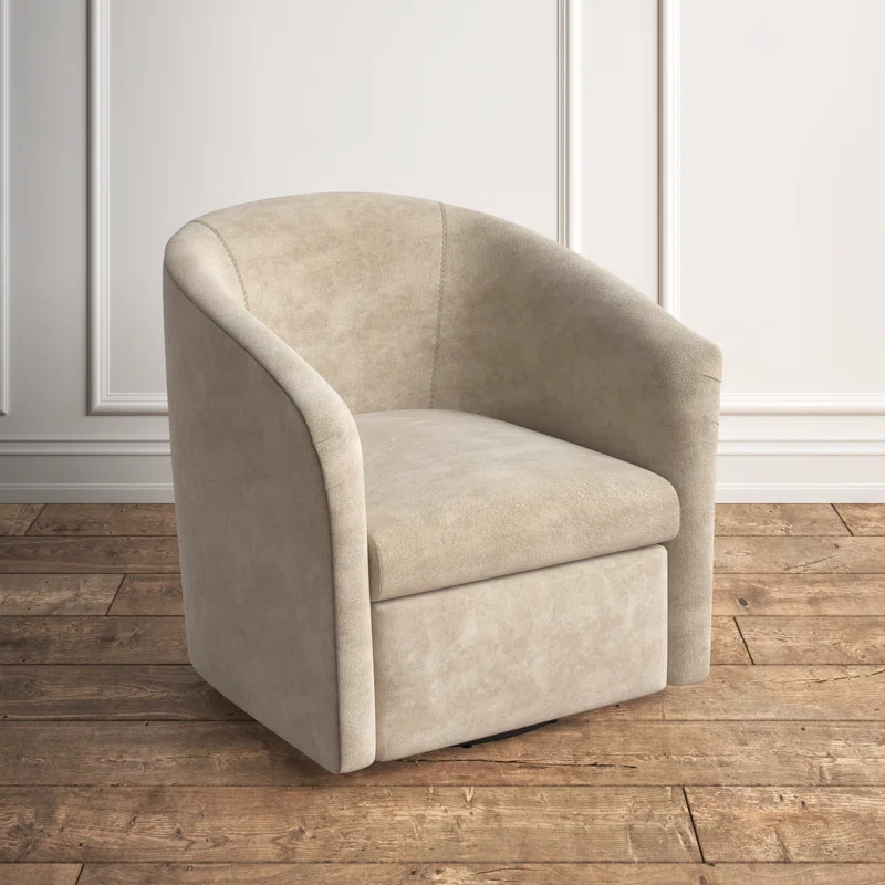 Calliope Upholstered Swivel Barrel Chair | Wayfair North America