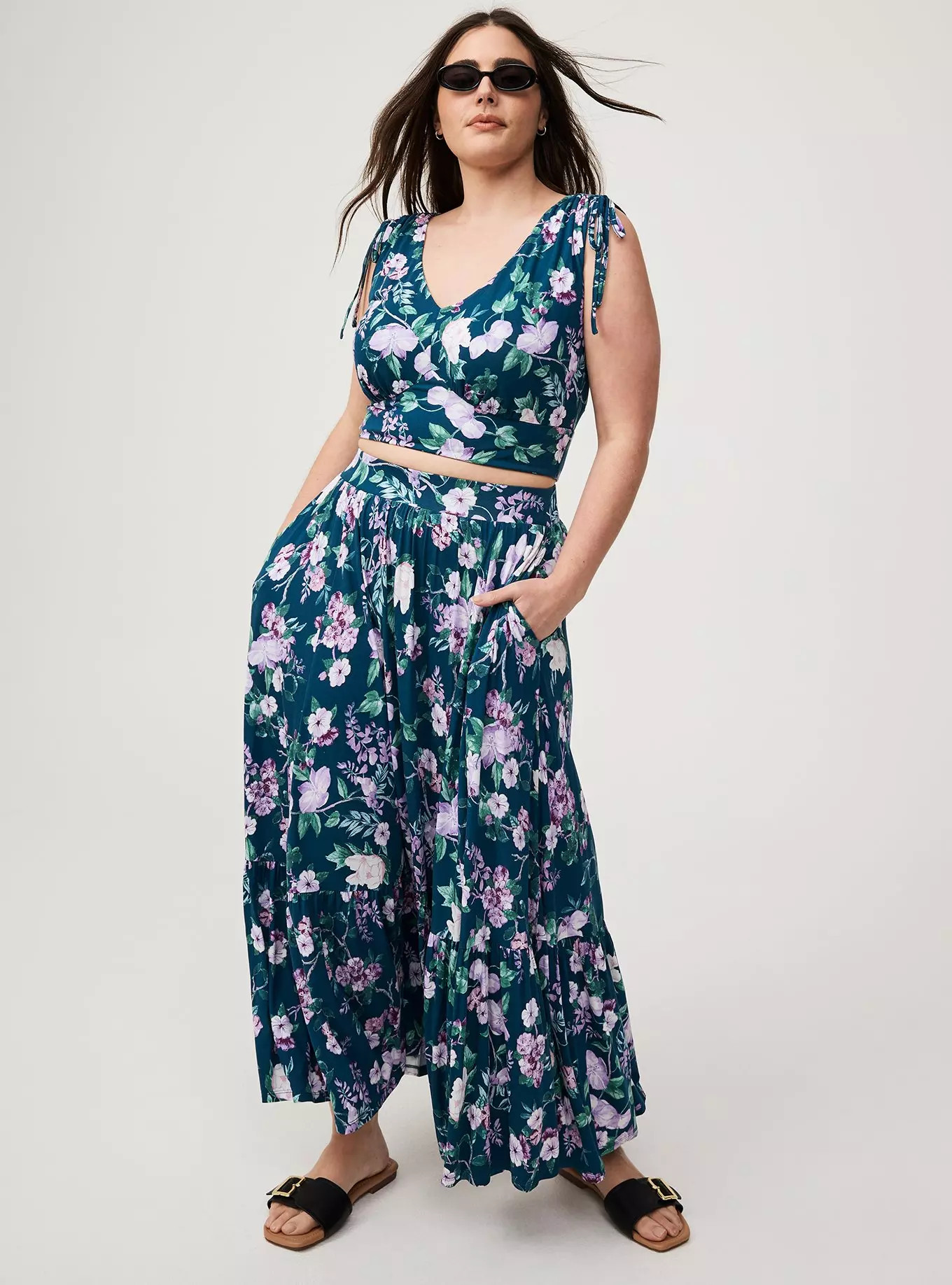 Tank Crop Top & Maxi Skirt Set | Torrid (US & Canada)