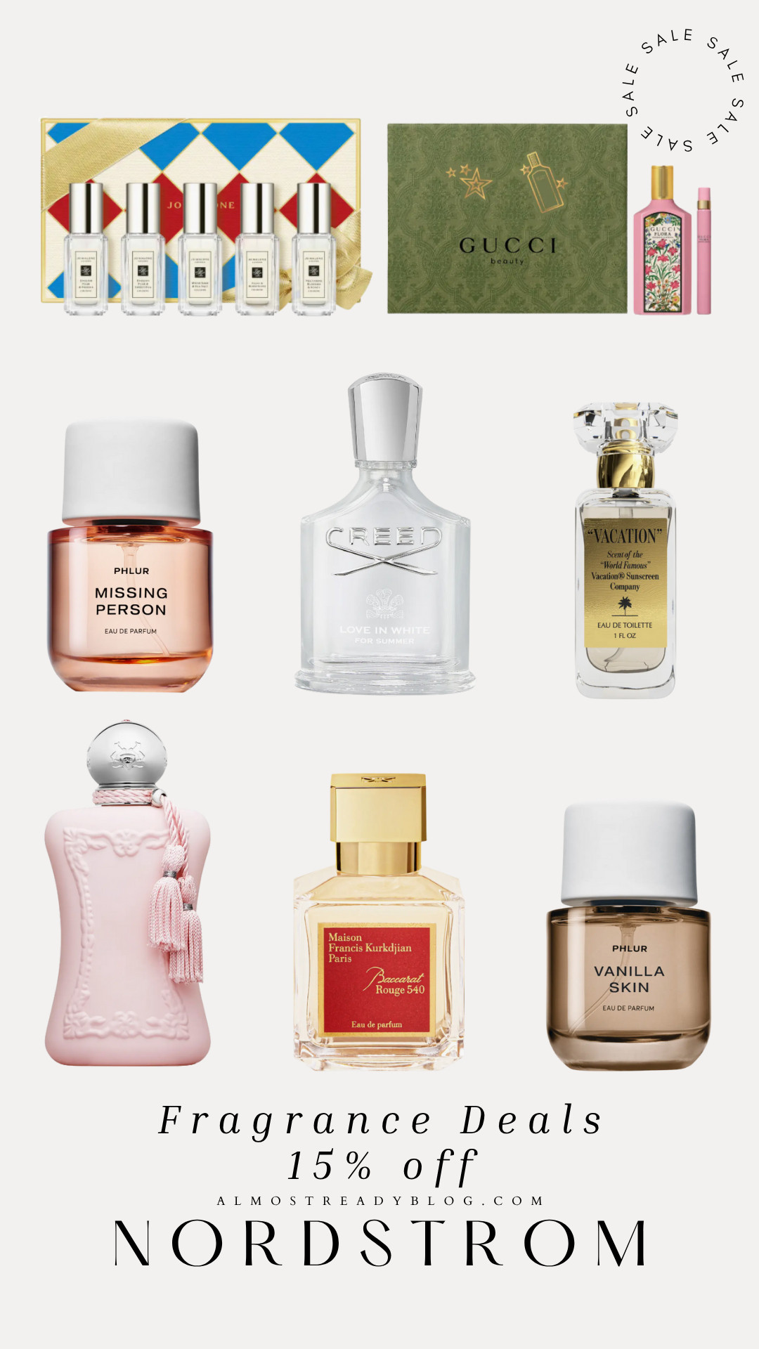 Nordstrom Fragrance deals 15% off, Holiday gift ideas, Holiday beauty gifts 

 

#LTKHoliday #LTKFindsUnder100