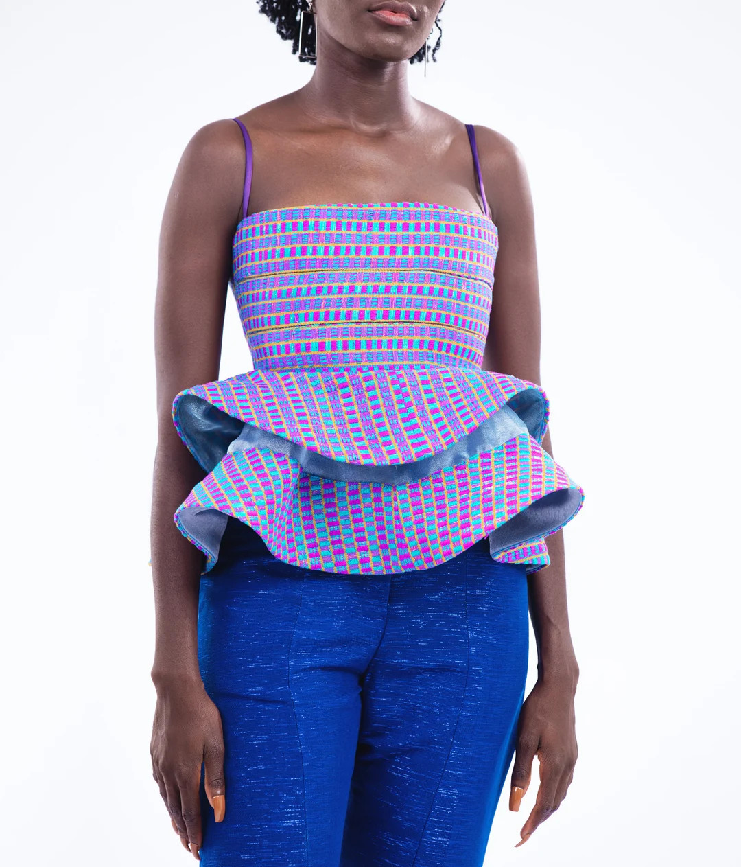 Illusion Cut Out Peplum Top - Etsy | Etsy (US)