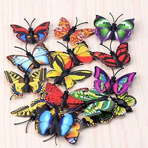80Pcs Miniature Fairy Garden Butterfly for Miniature Garden Home Ornaments DIY | Amazon (US)