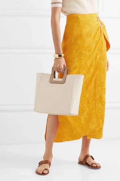 STAUD
				
			
			
			
			
			
				Shirley two-tone croc-effect leather tote
				$295 $206.5030% OFF | NET-A-PORTER (US)