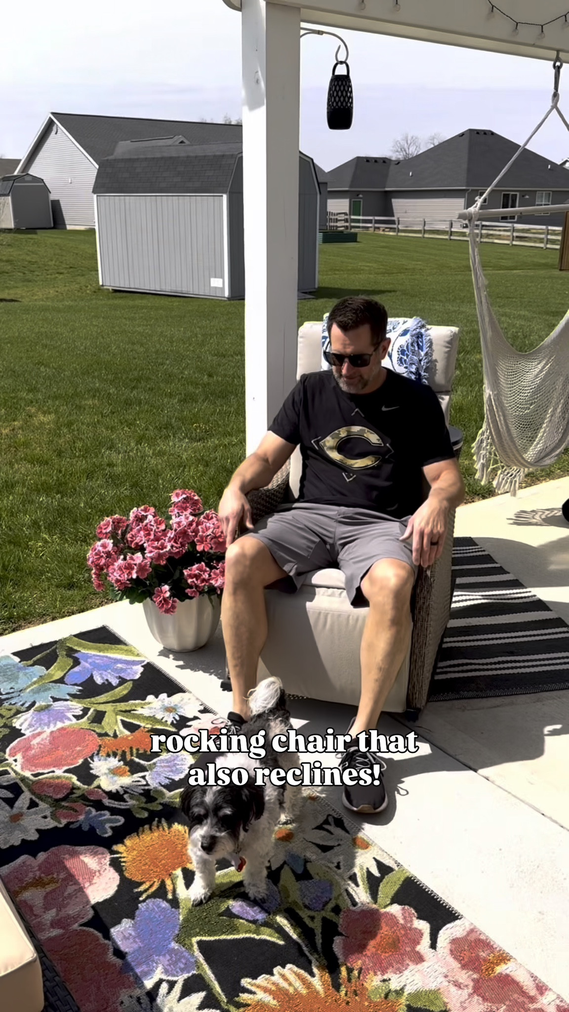 Patio chair that rocks and reclines!! Amazon 👏🏼👏🏼

#LTKHome #LTKSeasonal #LTKSaleAlert