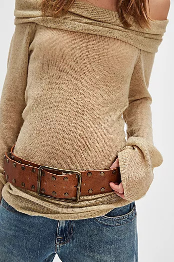 Suede Hex Hip Belt | Free People (Global - UK&FR Excluded)