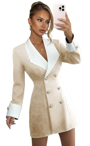 UpQuire double breasted blazer dress