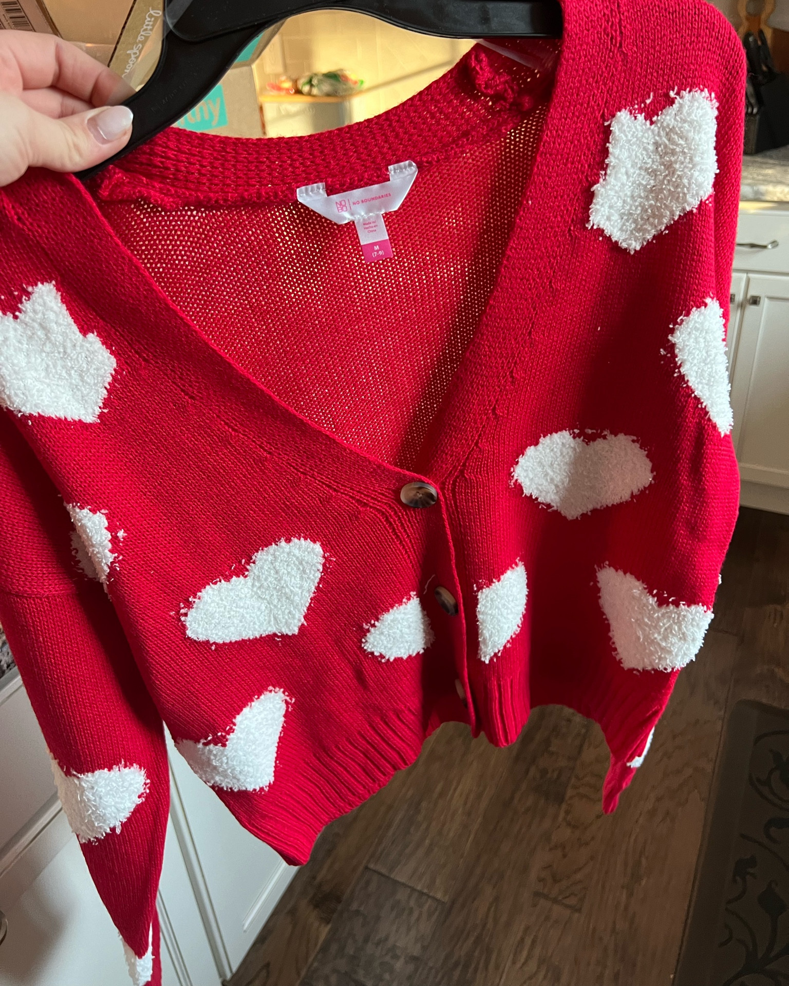 Heart cardigan from Walmart - $15

Valentine’s Day finds, Valentine’s Day outfits, Valentine’s Day sweater, red heart sweater, red heart cardigan, heart cardigan 

#LTKSeasonal #LTKfindsunder50