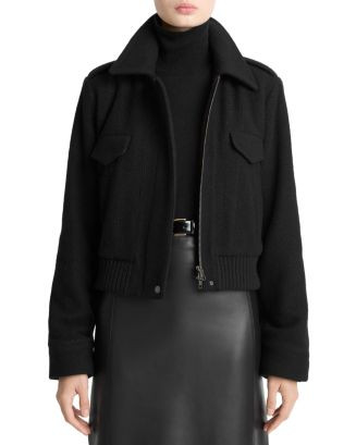 Cropped Wool-Blend Jacket | Bloomingdale's (US)