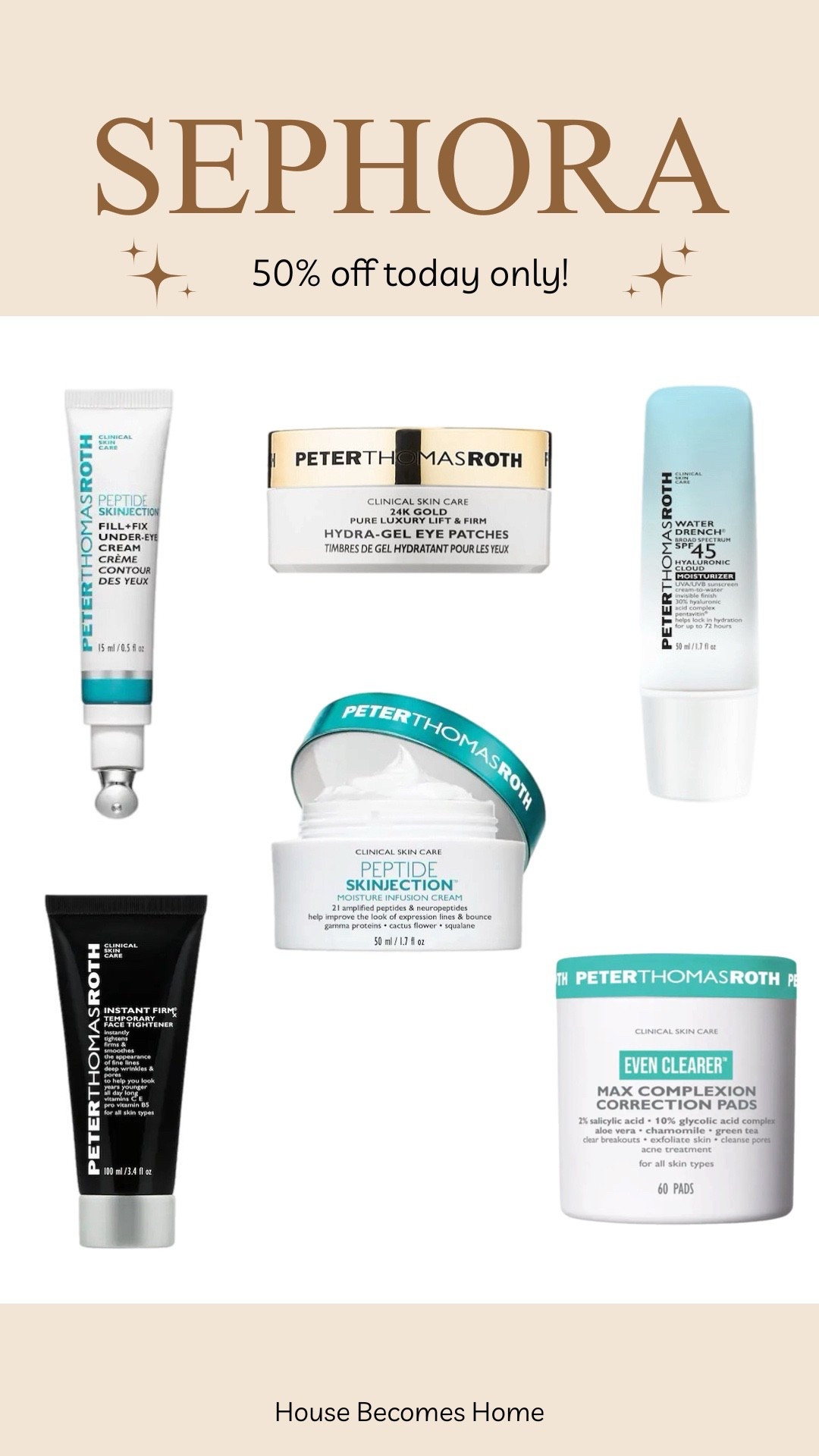 Sephora 50% off today only!!




#LTKBeauty #LTKSaleAlert #LTKFindsUnder50