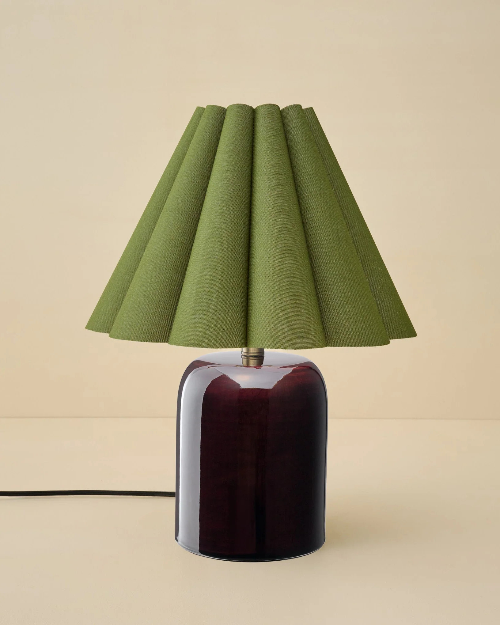 Farrah Table Lamp - Deep Burgundy | Magnolia
