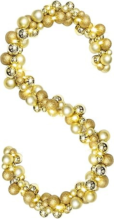 Amooca Christmas Garland Balls Wreath with LED Lights 6ft Window Wall Hanging Ornaments Christmas... | Amazon (US)