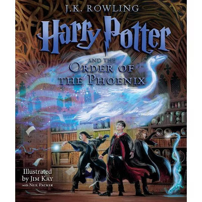 Harry Potter and the Order of the Phoenix: The Illustrated Edition (Harry Potter, Book 5) (Illustrated Edition) - by J K Rowling (Hardcover) | Target
