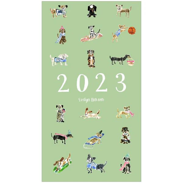 2023 Wall Calendar, Dog Edition | Evelyn Henson