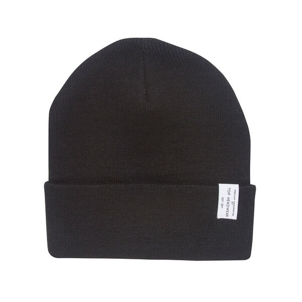 TopHeadwear Logo Winter Long Beanie, Black | Bed Bath & Beyond