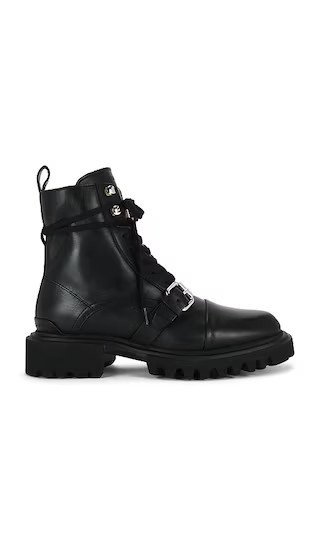Tori Boot in Black & Dull Nickel | Revolve Clothing (Global)