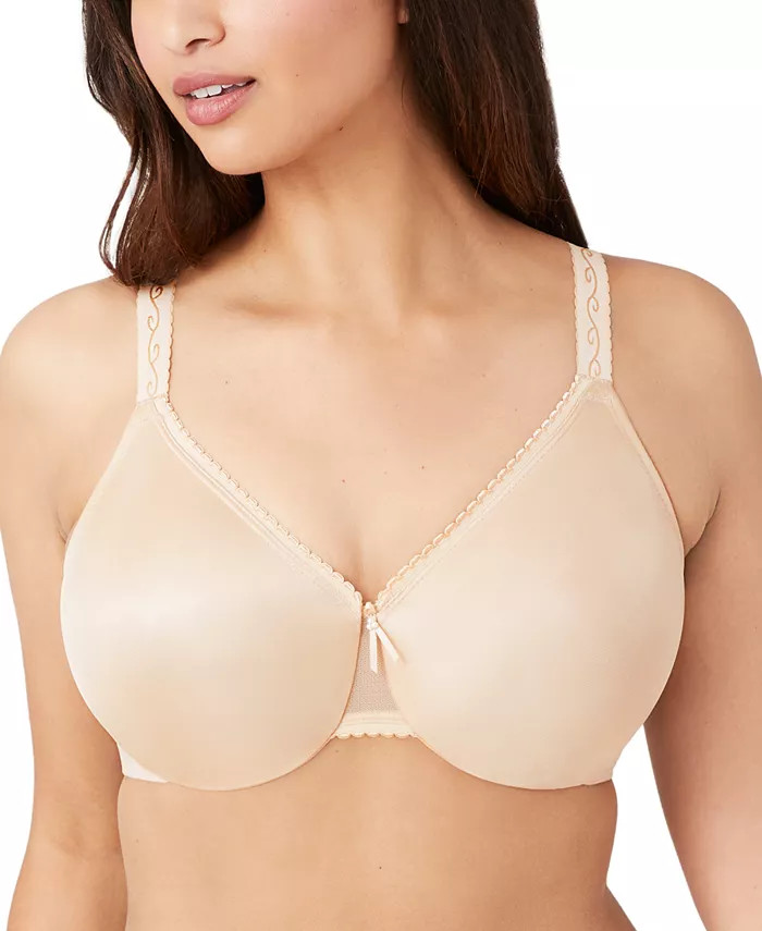 Wacoal Full Figure Simple Shaping Minimizer Bra 857109 - Macy's | Macy's
