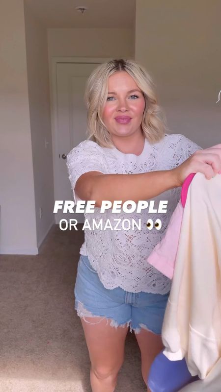 Free people or amazon ?!?! Share with a free people lover! 🫶🏼💕 I’m wearing a medium in all of these! 

Amazon fashion / free people inspired / summer fashion / summer outfit inspo / casual summer outfits 

#LTKSeasonal #LTKFindsUnder50 #LTKStyleTip