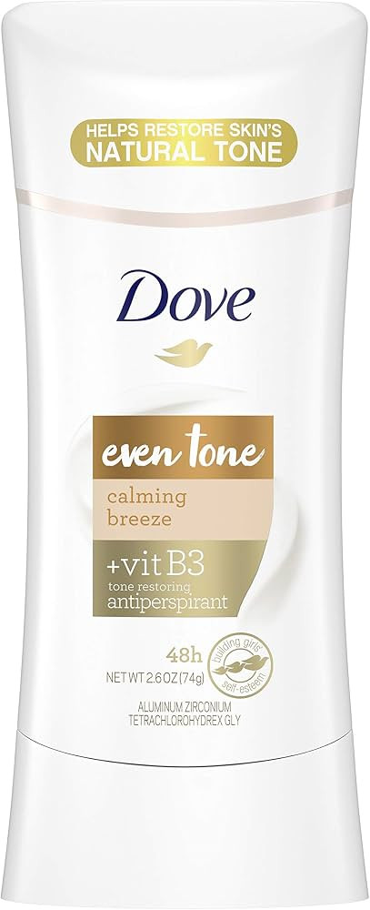 Dove Even Tone Antiperspirant For Uneven Skin Tone Calming Breeze Deodorant for Women 2.6 oz | Amazon (US)