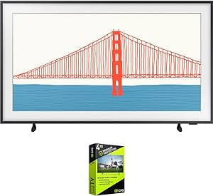 SAMSUNG QN85LS03AA 85 Inch The Frame QLED 4K Smart TV Bundle with Premium 4 YR CPS Enhanced Prote... | Amazon (US)
