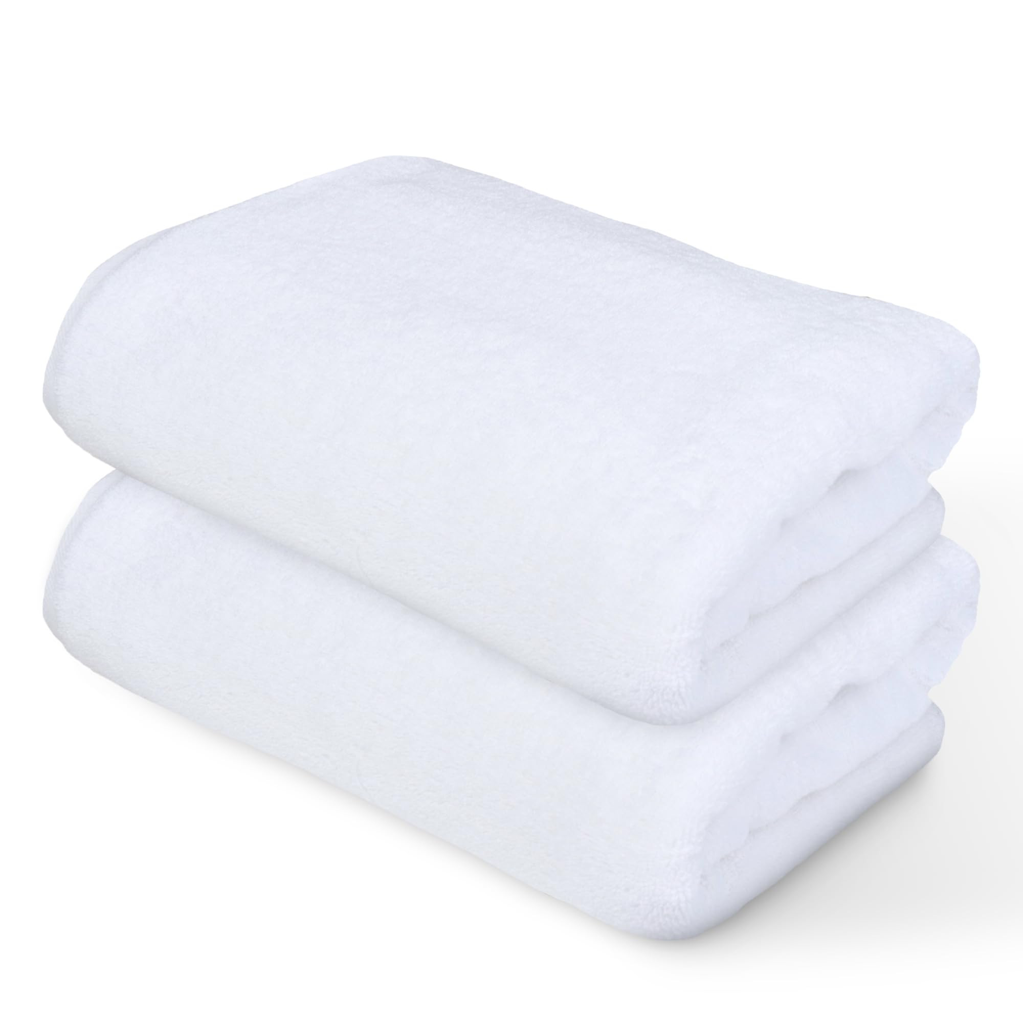 Bath Towel Set - Luxurious 800 GSM, 27 x 54 Inches, 100% Cotton Bathroom Towels - High Absorbency... | Amazon (US)