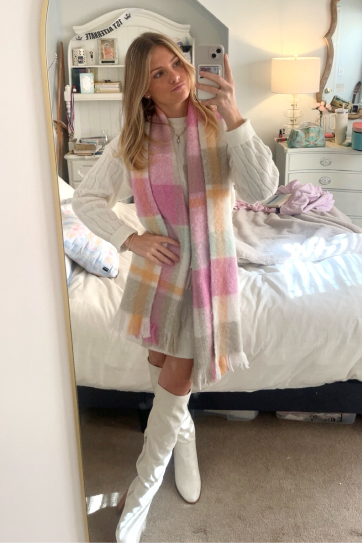 LOVE this scarf
super warm & adds fun color to a simple outfit🩷🩷🩷

#LTKstyletip #LTKtravel #LTKSeasonal