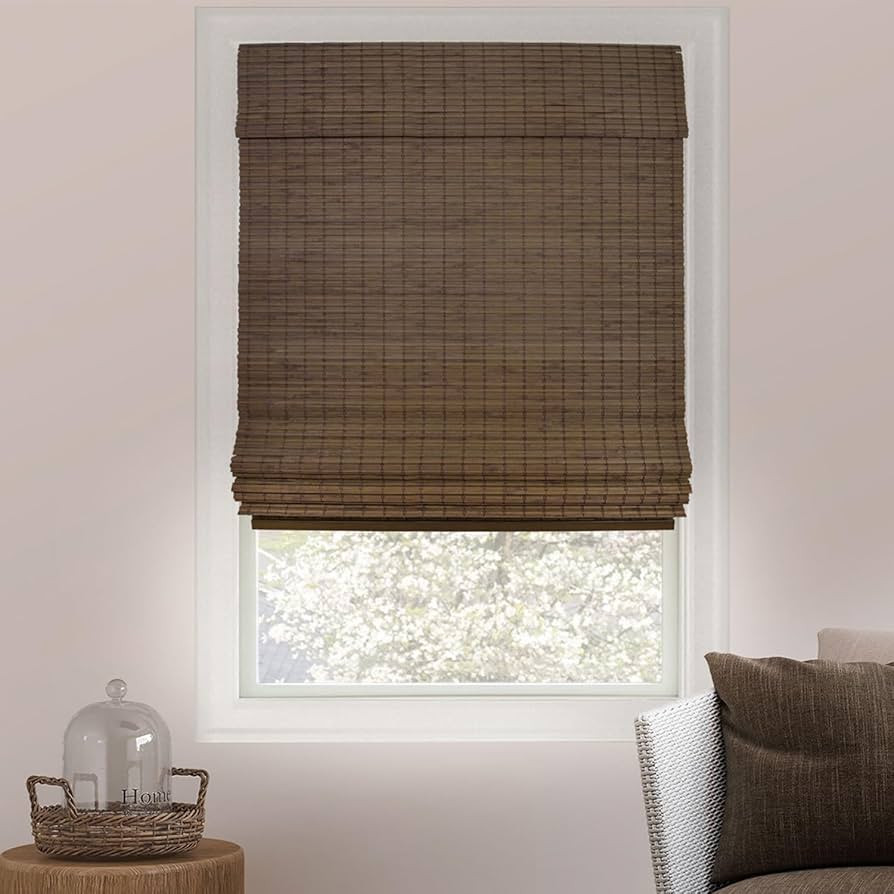 CHICOLOGY Bamboo Roman Shades - Customer Favorite Blackout Blinds for Windows, Premium Quality, I... | Amazon (US)