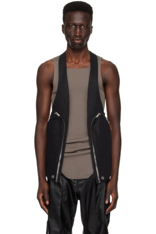 Black Bauhaus Vest | SSENSE