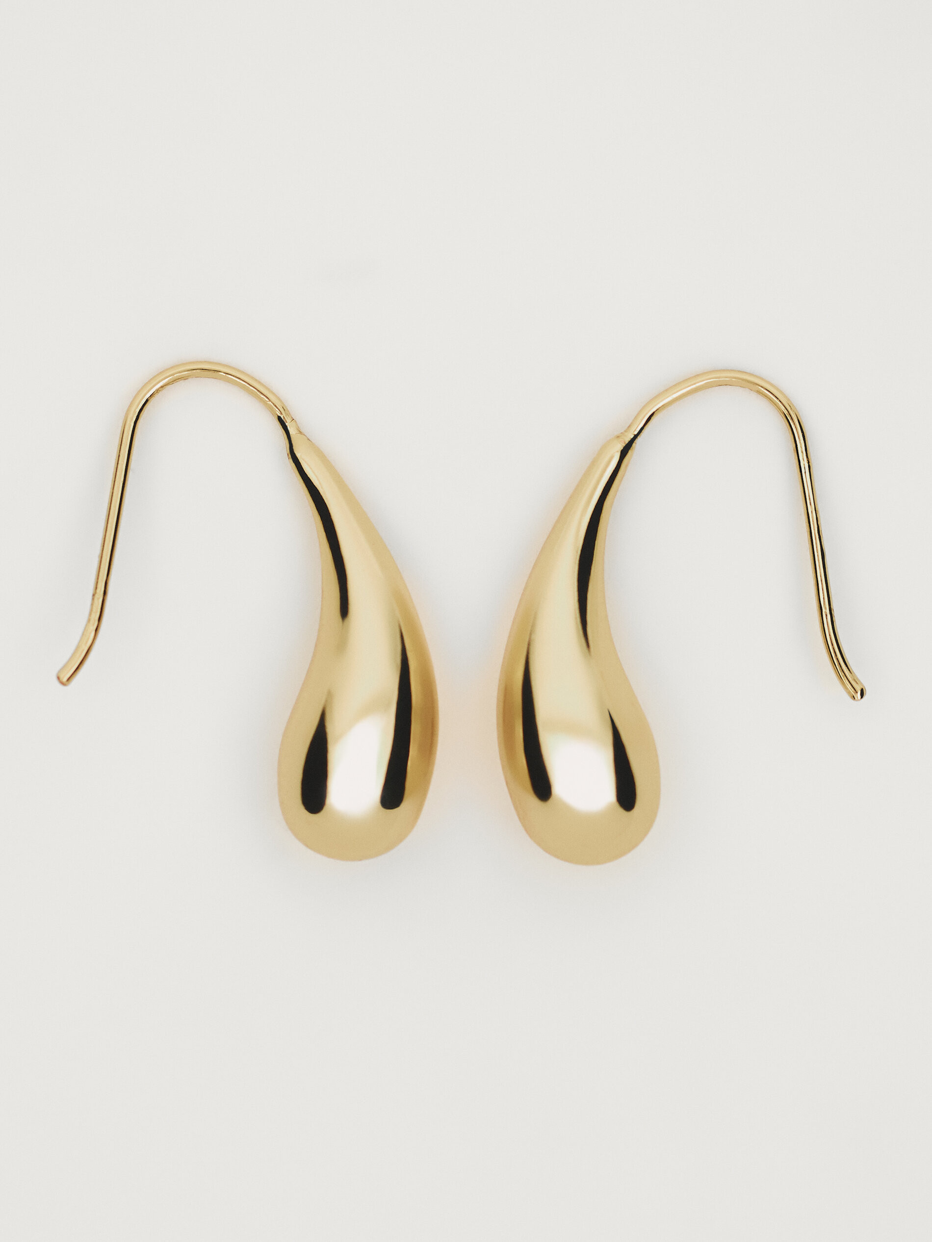 Hook drop earrings | Massimo Dutti US