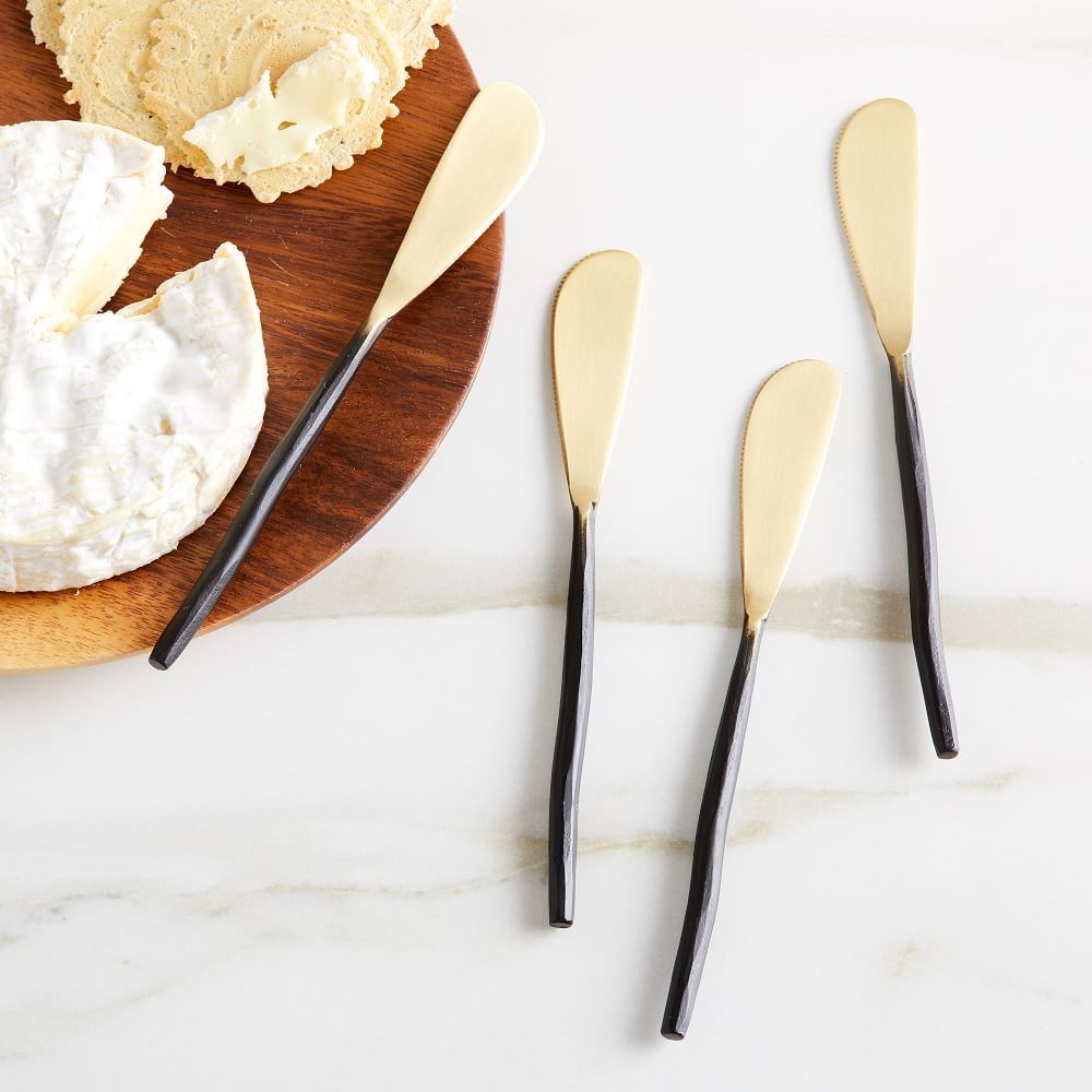 Forged Cheese Spreaders (Set of 4) | West Elm (US)