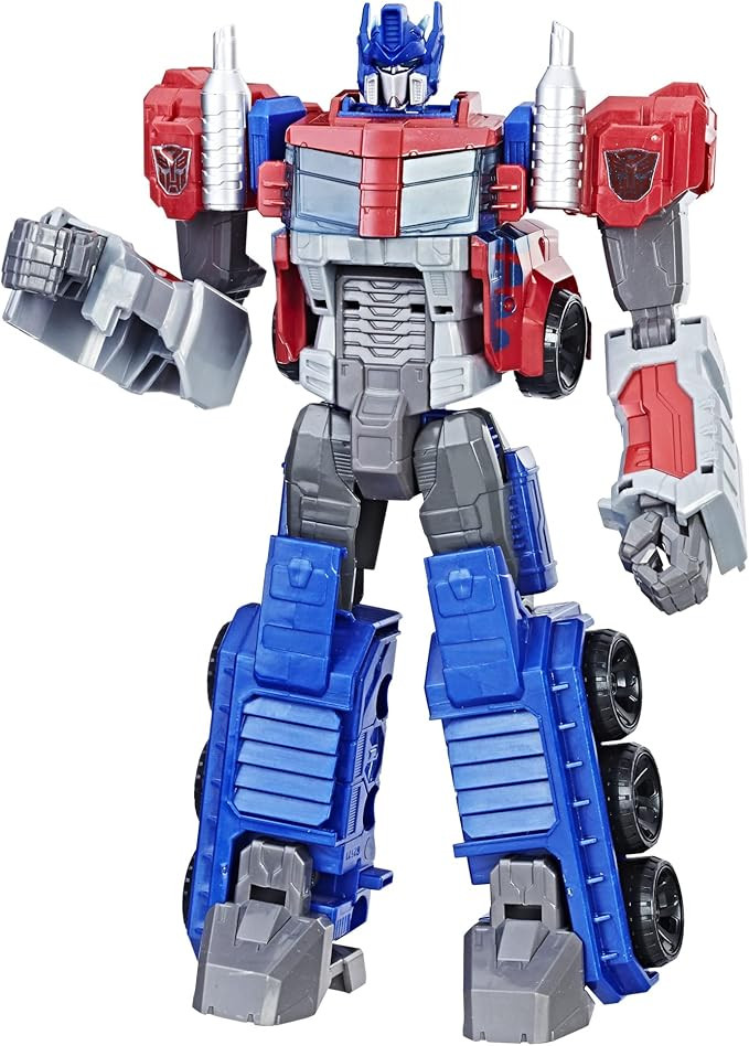 Transformers Toys Heroic Optimus Prime Action Figure - Timeless Large-Scale Figure, Changes into ... | Amazon (US)