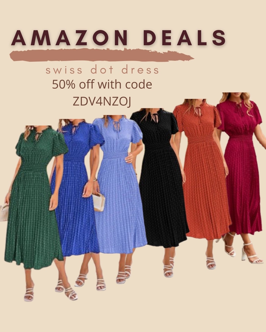 $17-$22 ends 5/31

Amazon fashion
Amazon deals
Swiss dot dress
Midi dress

#LTKSaleAlert