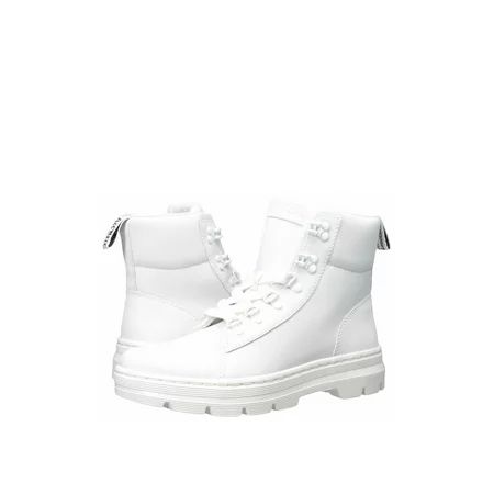 Dr. Martens Women's Combs W Combat Boot, White-white, Size 6.0 | Walmart (US)