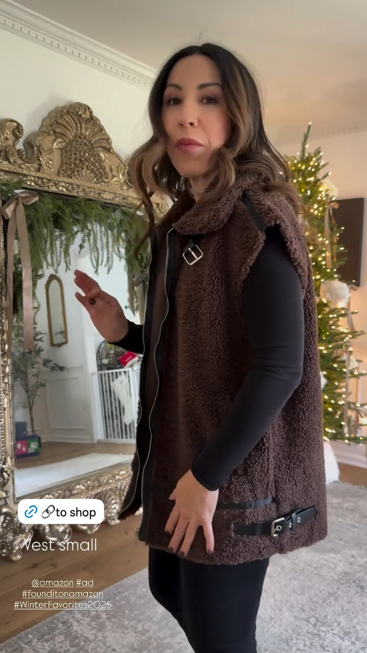 Small Sherpa vest @amazon #ad #founditonamazon #WinterFavorites2025 

#LTKCyberWeek #LTKSaleAlert #LTKFindsUnder50