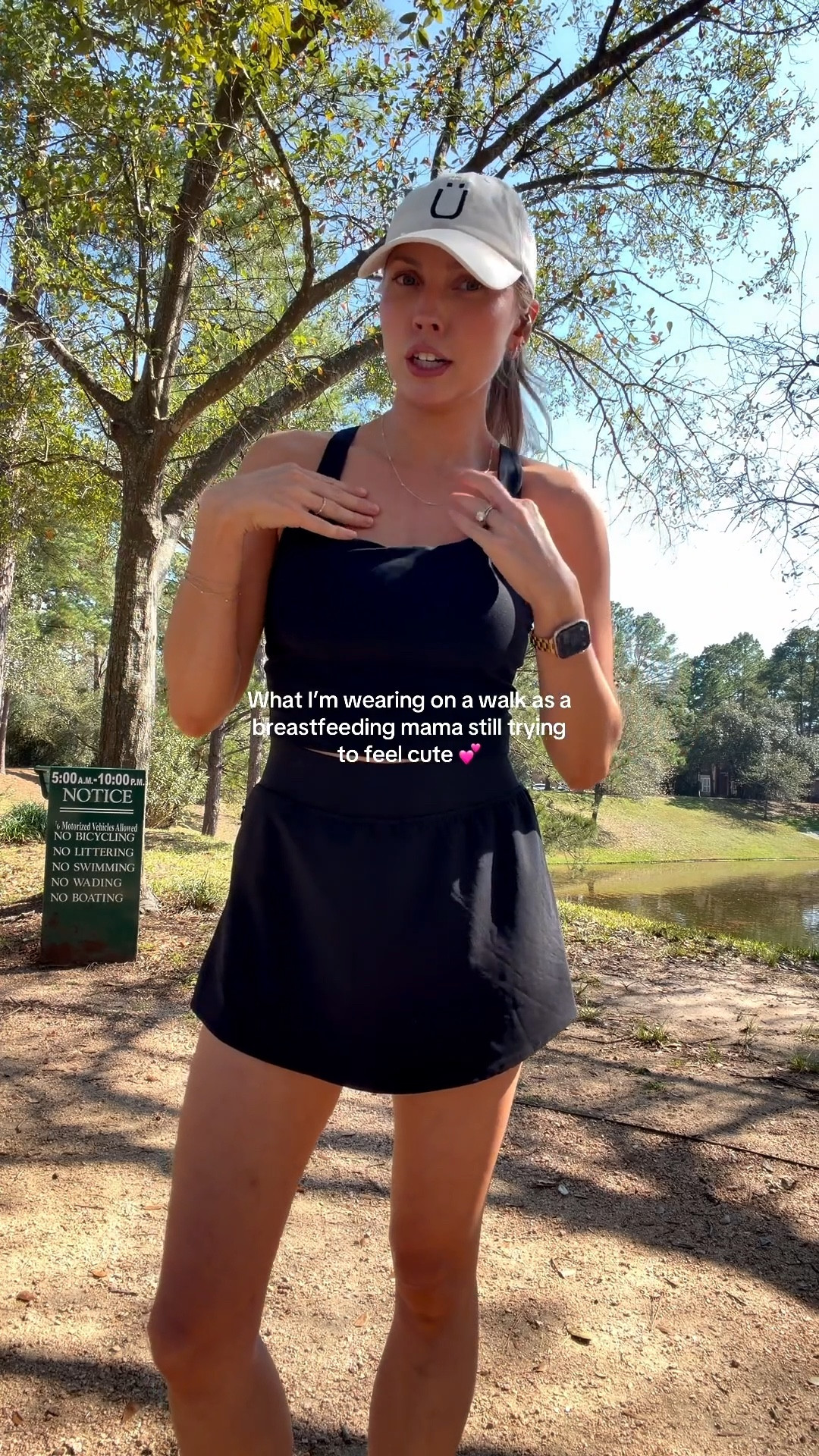 Walk outfit!! Size M in sports bra tank and S in skort. 

#LTKfitnessgoals #LTKActive #LTKmomlife