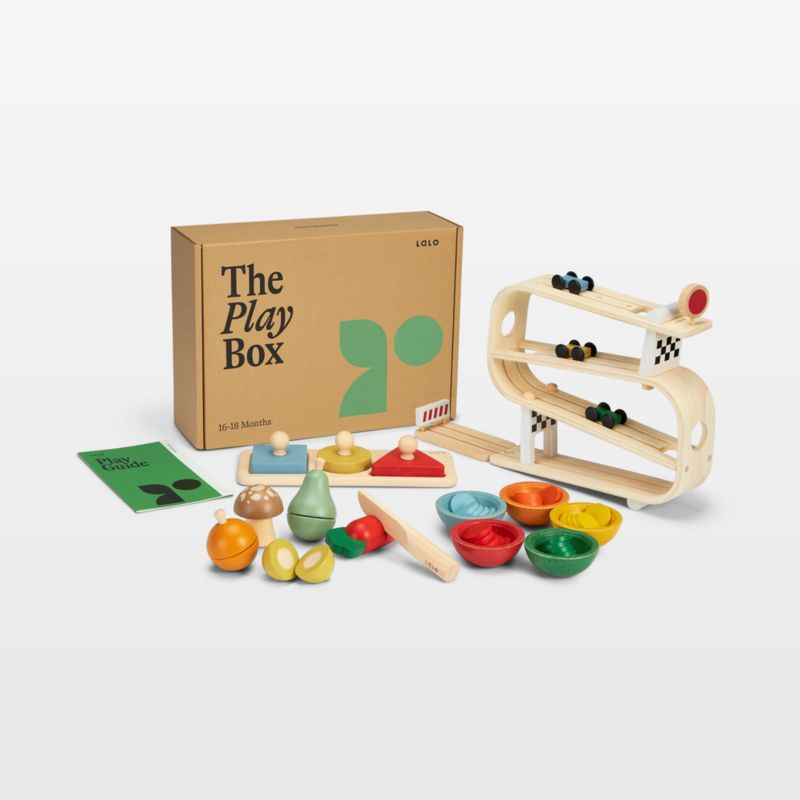 Lalo The Play Box Montessori Inspired Baby Developmental Toys for 16-18 Months + Reviews | Crate ... | Crate & Barrel