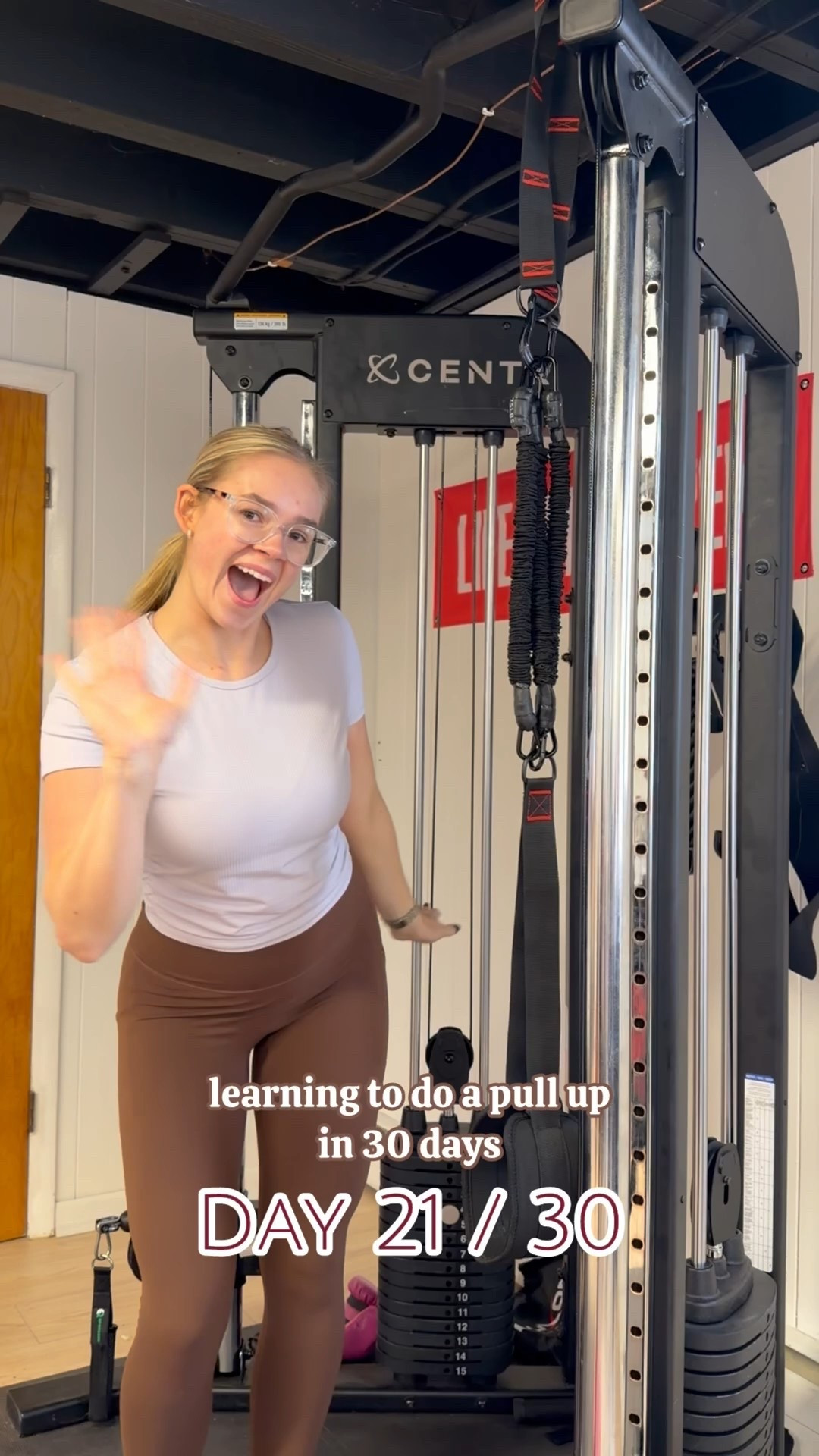 Workout ootd! Wearing my favorite lilac athletic top and coffee brown yoga leggings! 

#LTKfitnessgoals #LTKActive