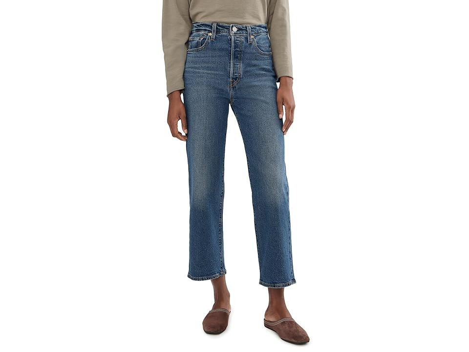 Levi's(r) Premium Ribcage Straight Ankle Lightweight Women's Clothing Analyze This : 27 27, Cotton/Denim/Elastane | Zappos