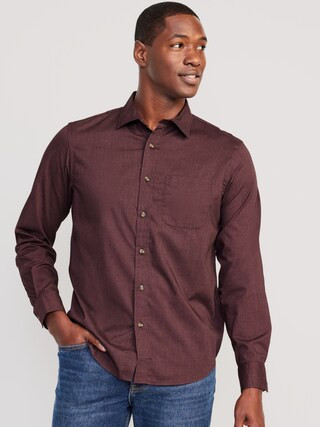 Regular-Fit Built-In Flex Everyday Shirt | Old Navy (US)
