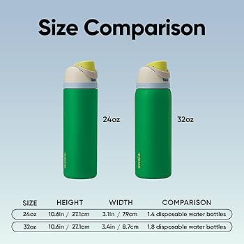 Owala FreeSip Insulated Stainless Steel Water Bottle with Straw, BPA-Free Sports Water Bottle, Gr... | Amazon (US)