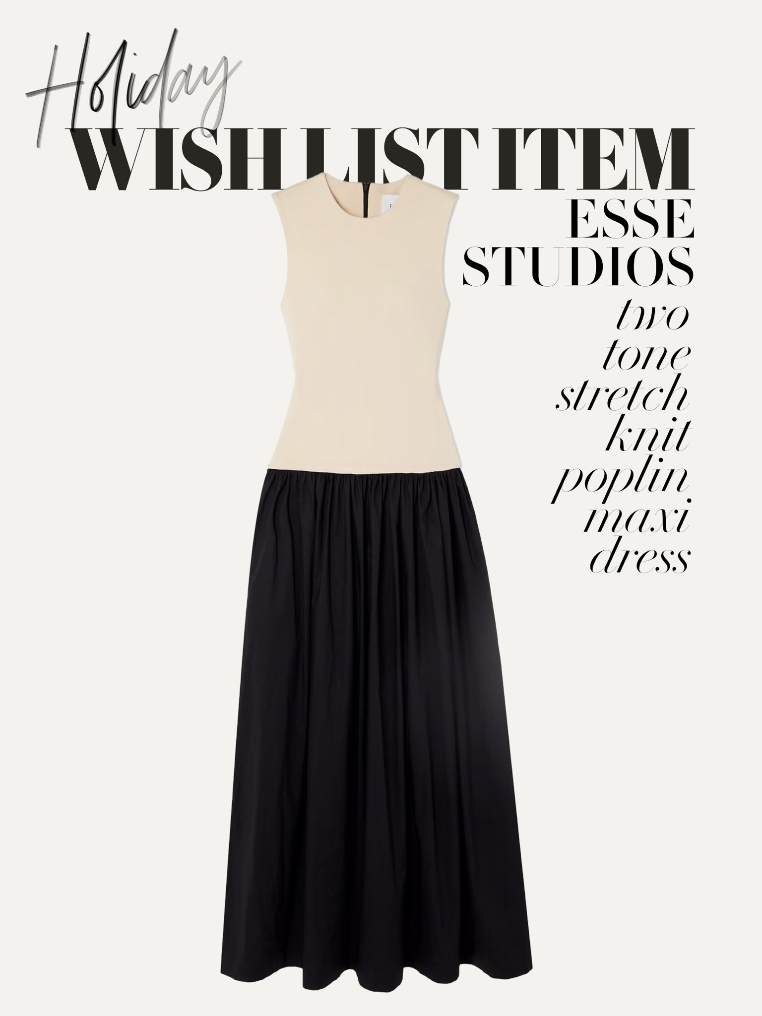 Dropped waist dresses are everywhere this season, this one is one of the most beautiful you could find 🖤🤍
Net a Porter Esse Studios + NET SUSTAIN two-tone stretch-knit and organic cotton-poplin maxi dress | Summer dresses | Summer outfit | Black and white | Pretty dress | Wedding guest outfit 

#LTKluxury #LTKuk #LTKsummer
