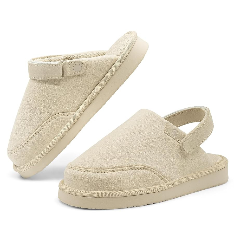 Kids Suede Clogs Girls Boys Clogs Slip On Sandals with Adjustable Strap for Children, Classic Tod... | Amazon (US)