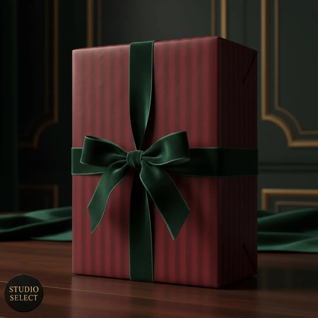 Burgundy Striped Wrapping Paper: Classic Elegant Holiday Gift Wrap for Christmas Presents - Etsy | Etsy (US)