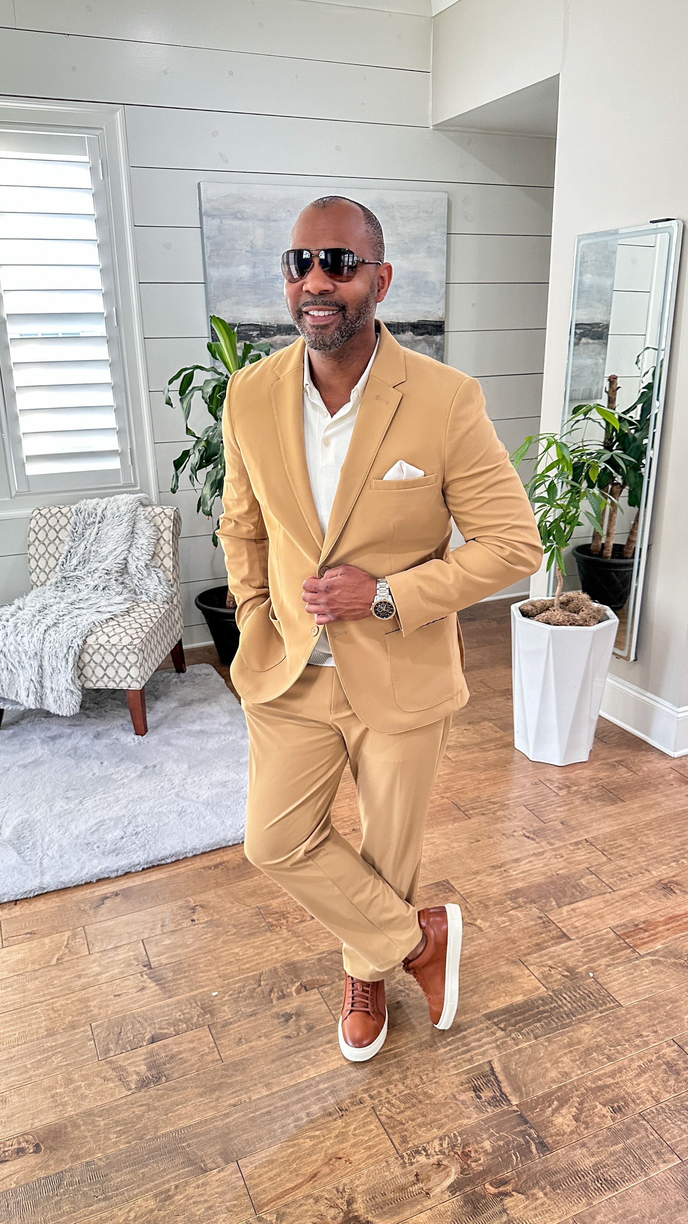 Leveling up the style game without breaking a sweat. 🌤

This Alfatech blazer and pants from Alfani, moves when I move—sharp look, zero compromise.


 #ootd #photooftheday #mrmichaelbrown #models #explorepage #explore  #mensfashion #mensstyle #menswear #fashion #comment4comment #style #styleblogger #styleinspiration #ltkmens 
 #ComfortMeetsClass #BlazerModeOn

#LTKMens #LTKStyleTip
