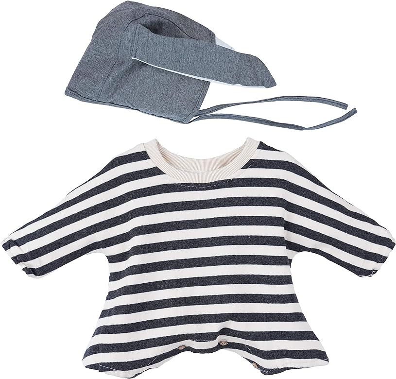 Salute Baby Infant Boys Girls Stipe Romper Long Sleeve Onesie Shirt Bodysuit Clothes Set Tops Cas... | Amazon (US)