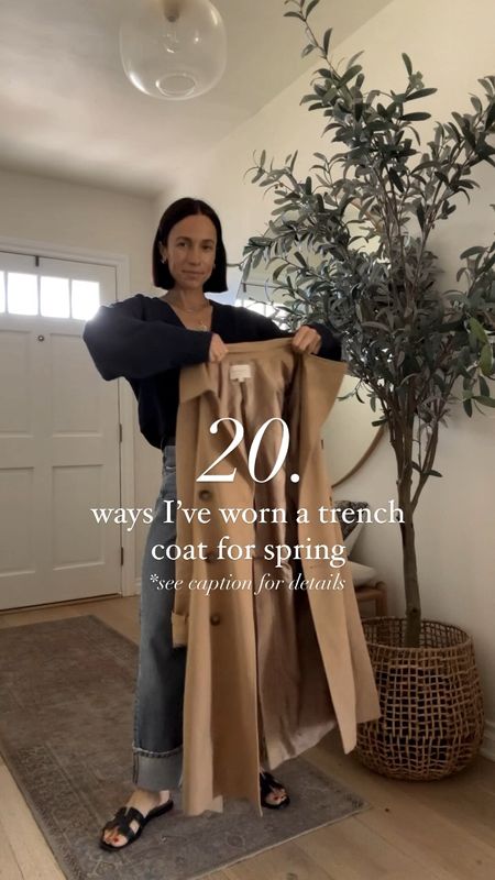 Styling a trench for spring 

#LTKover40
