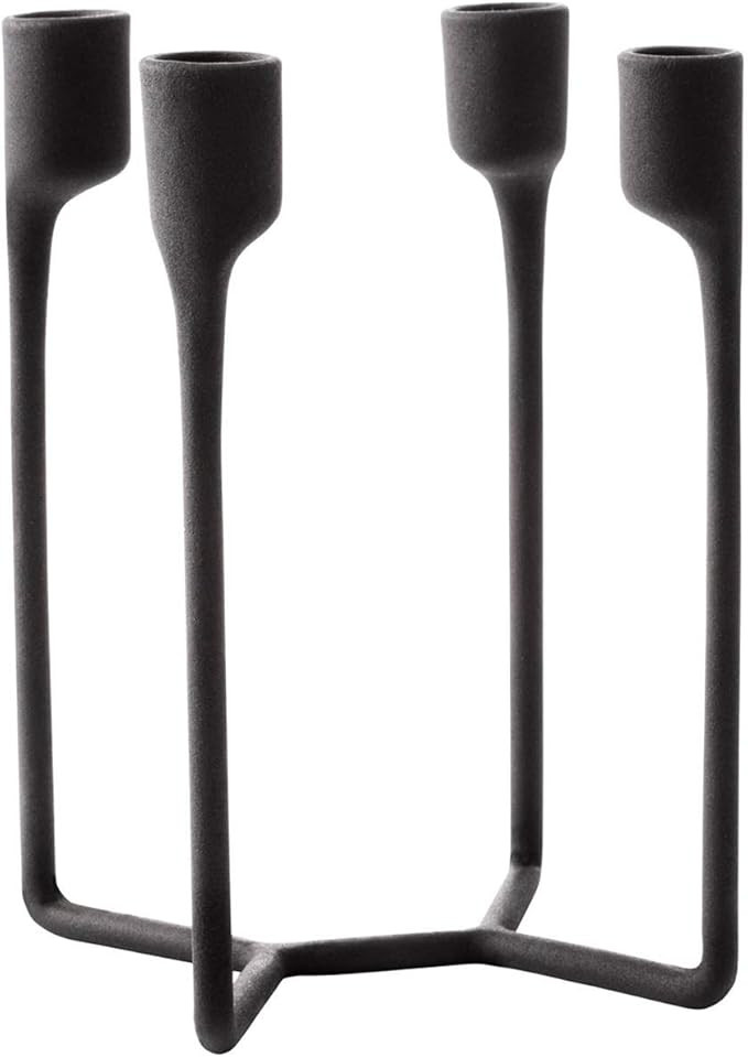 Normann Copenhagen Candle Stand, Black, 11,5x11,5x20 | Amazon (US)